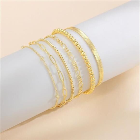 Gold Bracelets for Women 14K Real Gold Jewelry Sets - Picture 6 of 6